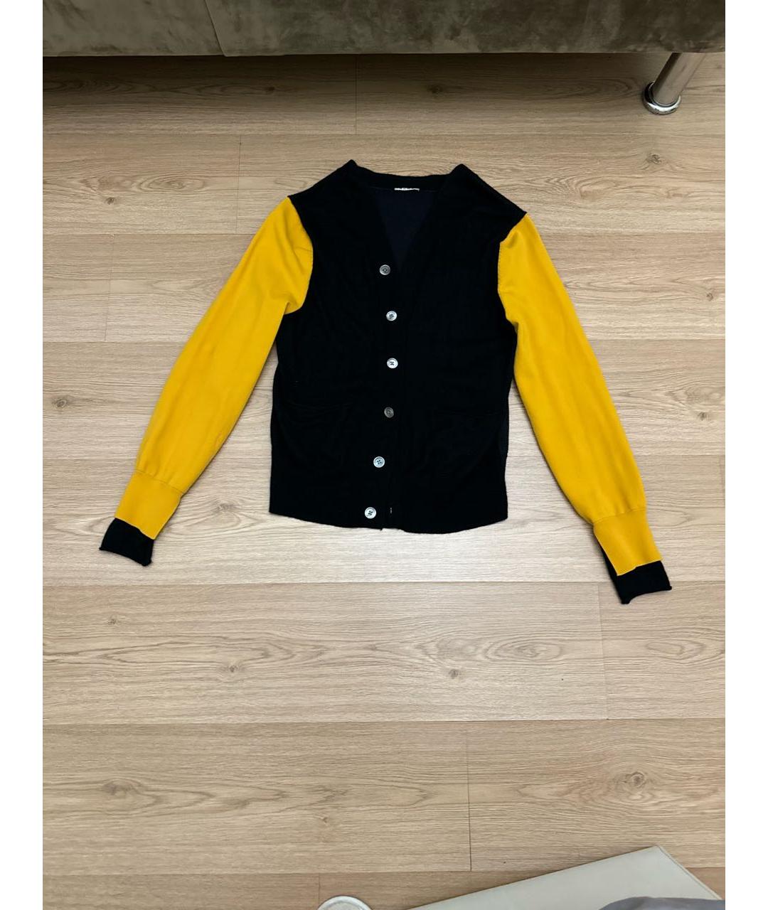 ACNE STUDIOS Желтый хлопковый кардиган, фото 6