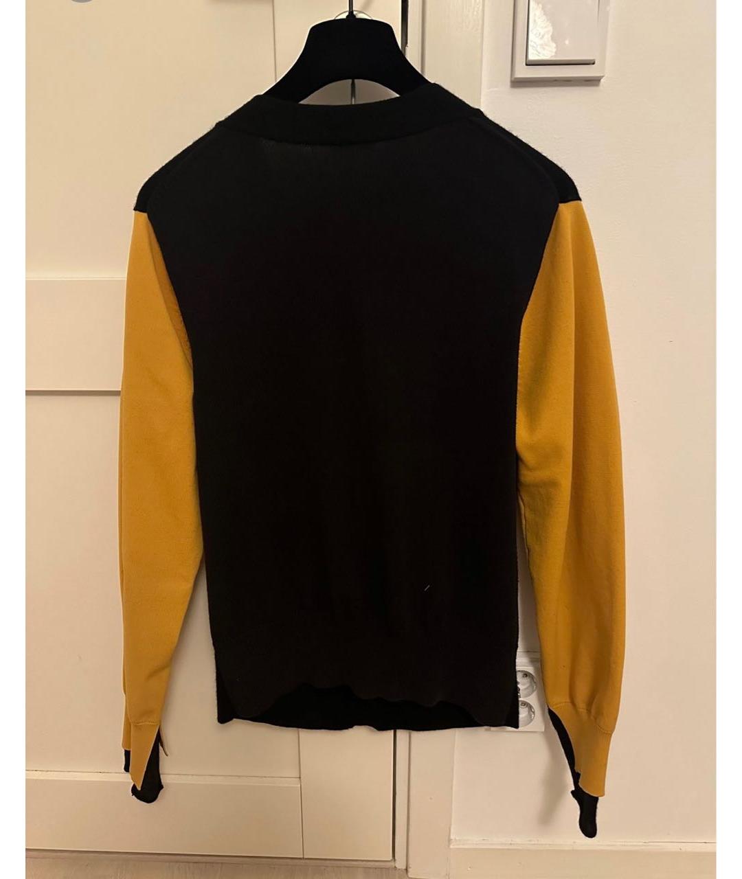 ACNE STUDIOS Желтый хлопковый кардиган, фото 2