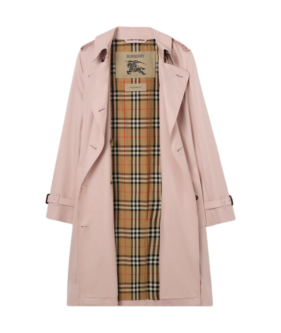 BURBERRY Розовый тренч/плащ, фото 2