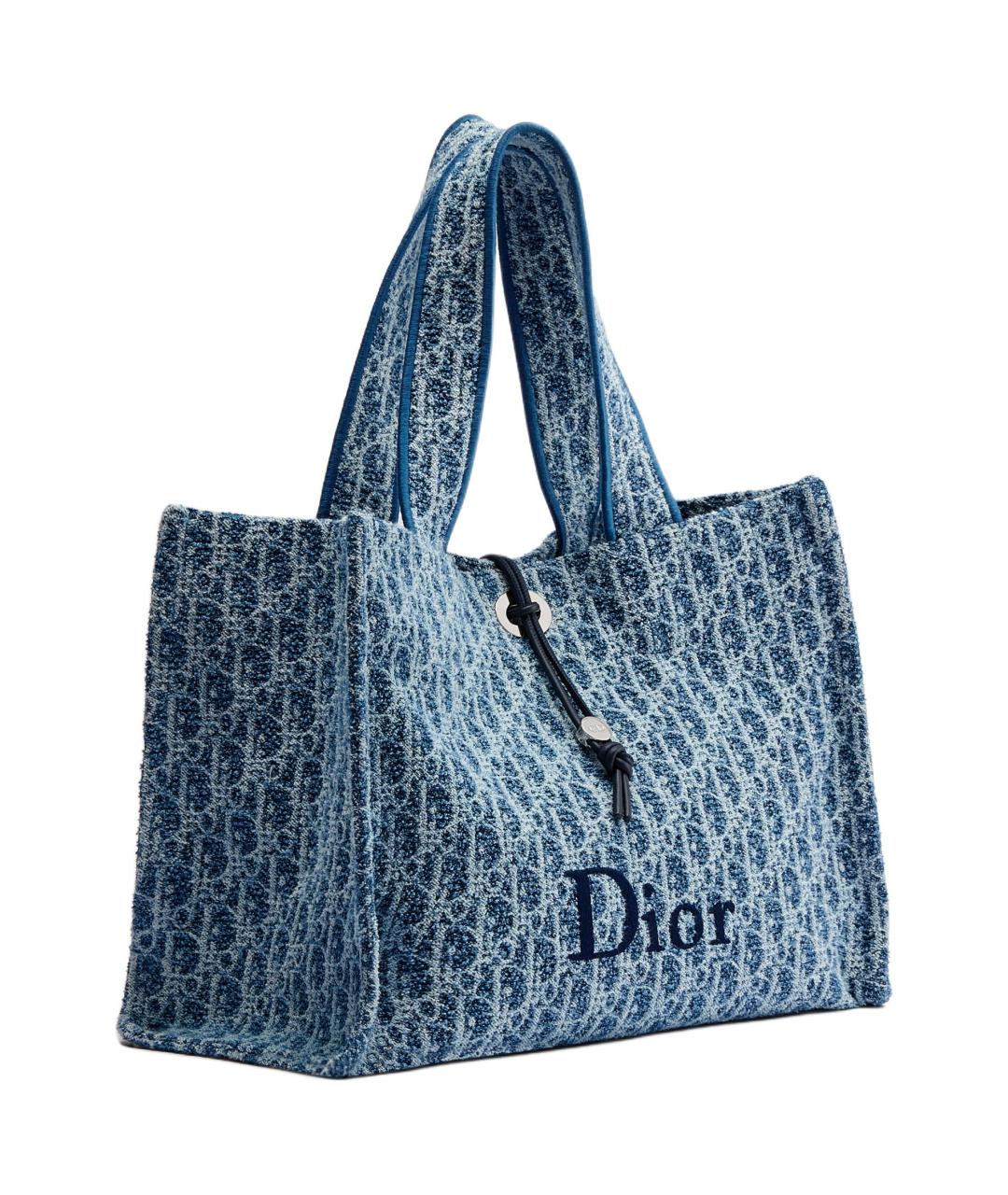 CHRISTIAN DIOR Синяя сумка через плечо, фото 2