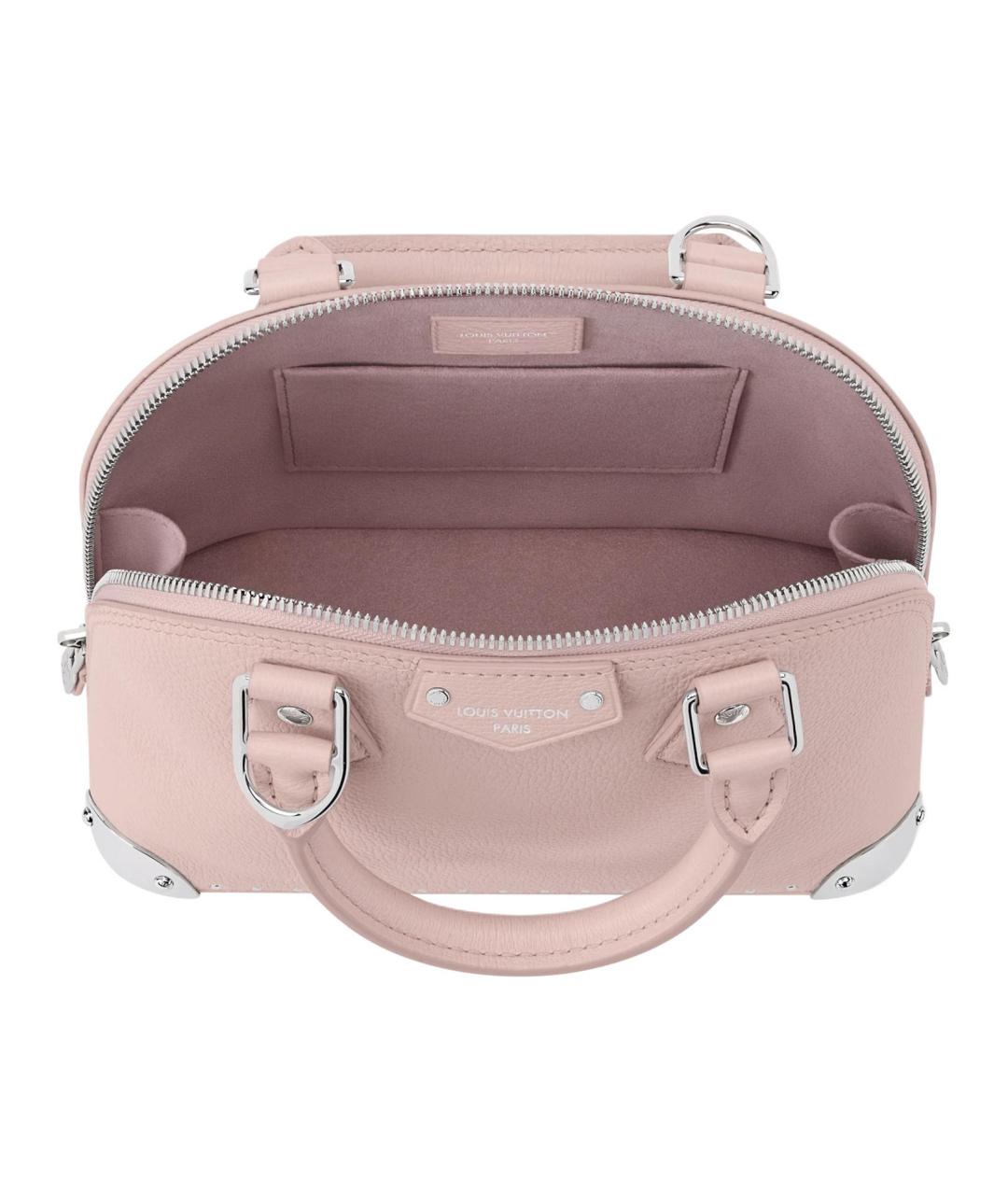 LOUIS VUITTON Розовая кожаная сумка через плечо, фото 4