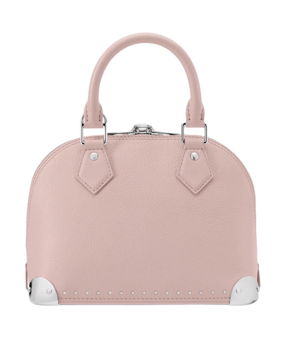 LOUIS VUITTON Розовая кожаная сумка через плечо, фото 3