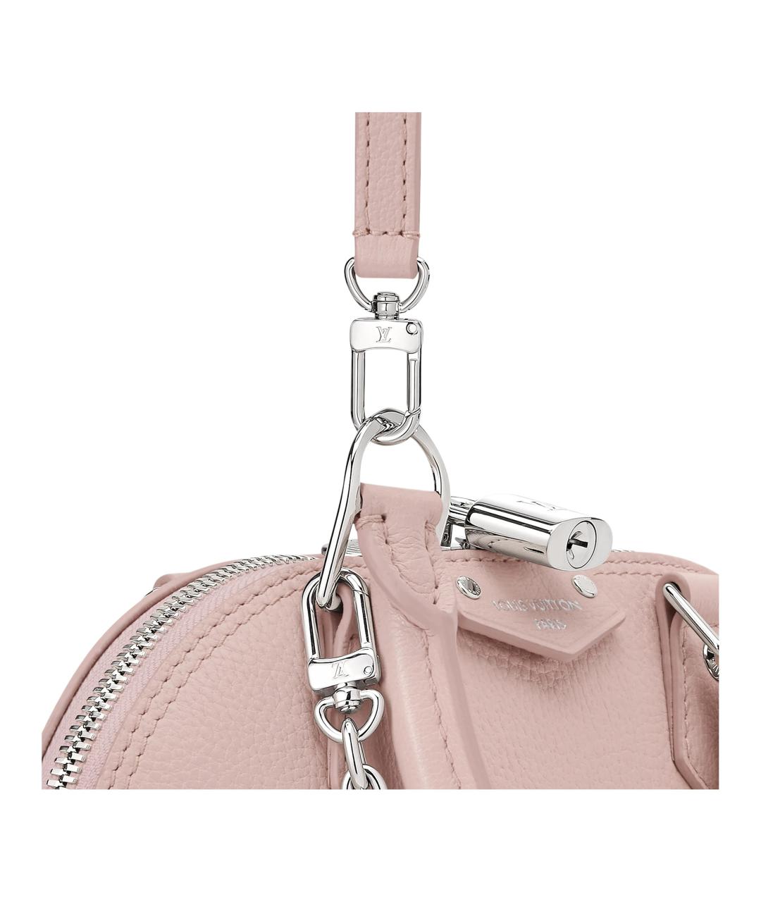 LOUIS VUITTON Розовая кожаная сумка через плечо, фото 5