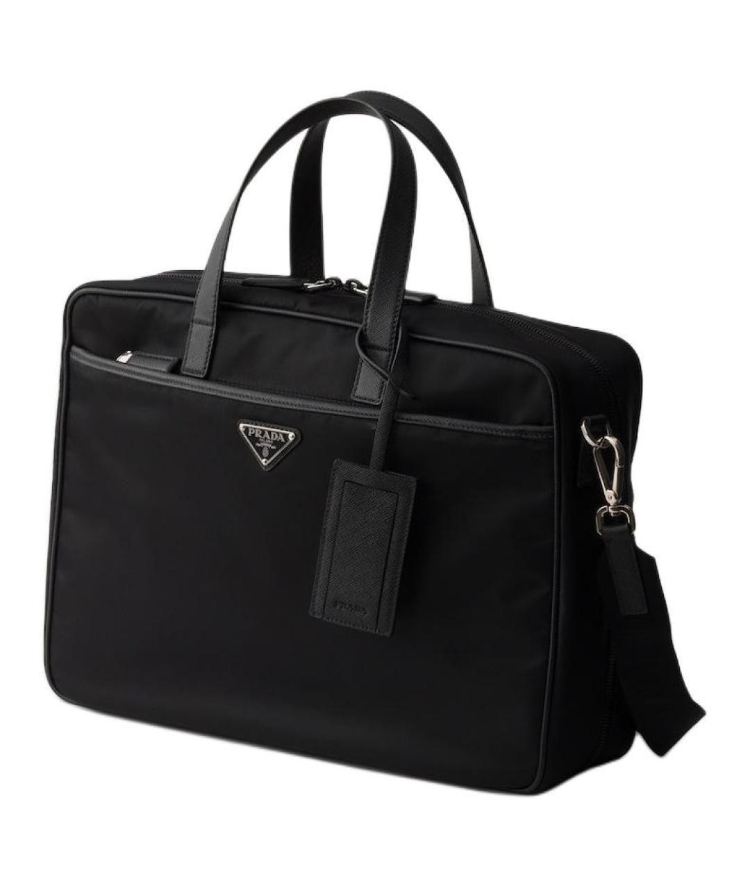 PRADA Черный портфель, фото 2