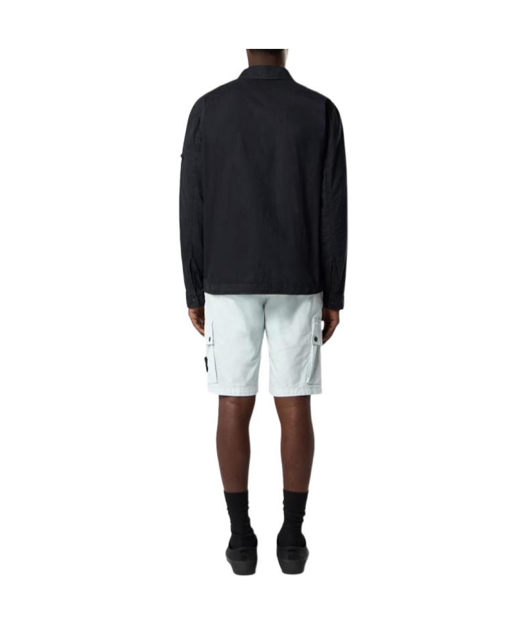 STONE ISLAND Голубые шорты, фото 3