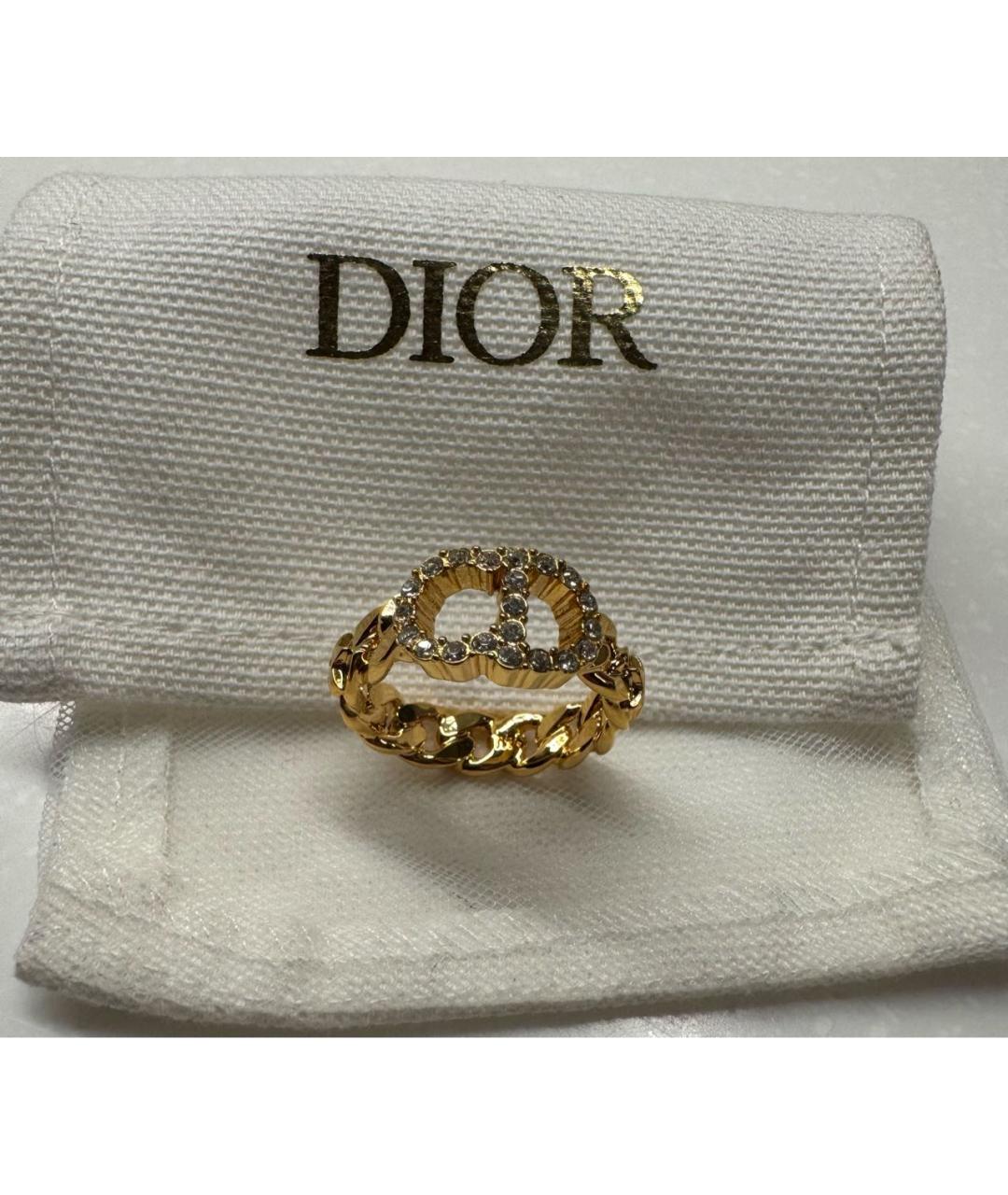 CHRISTIAN DIOR Золотое латунное кольцо, фото 5