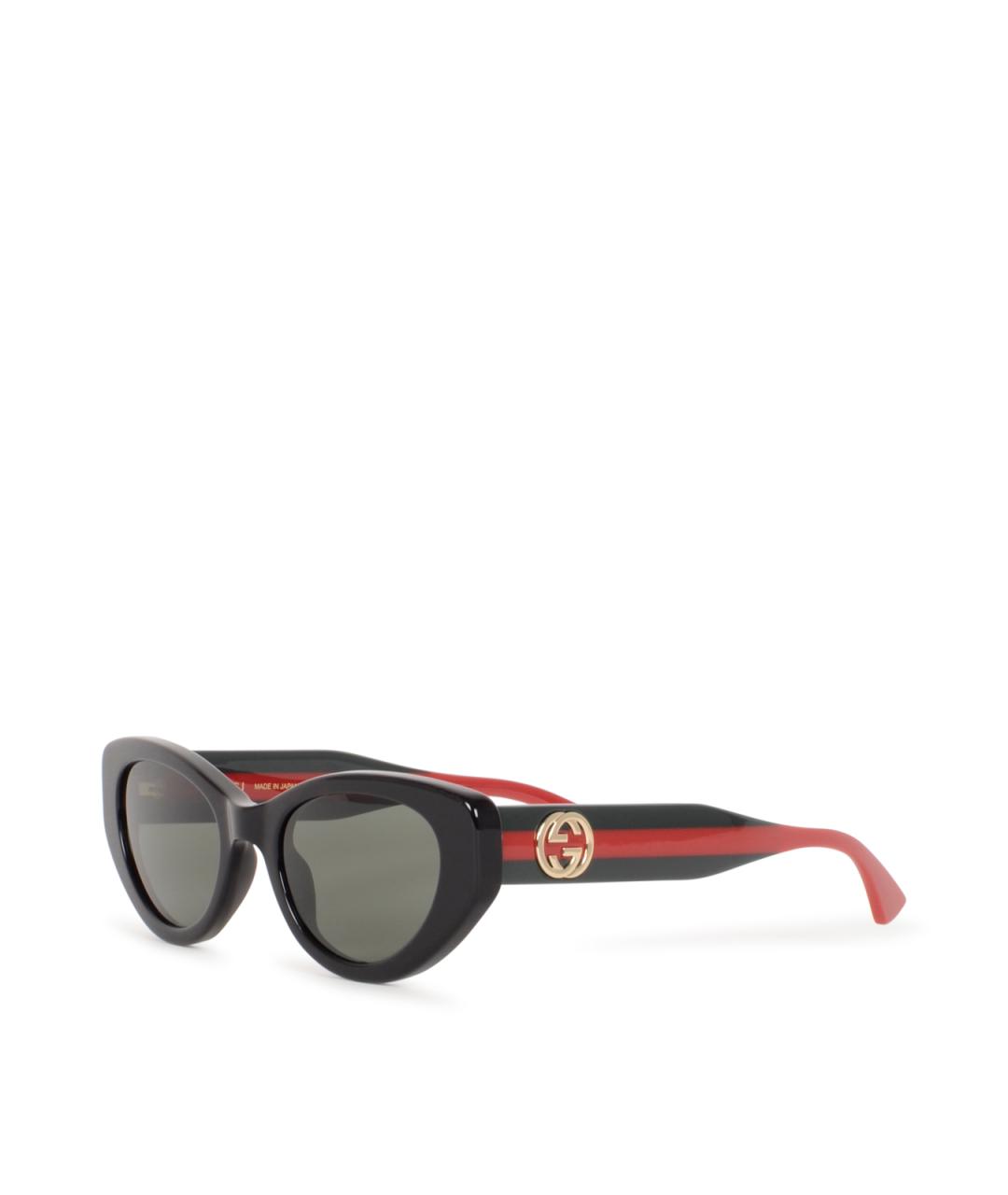 GUCCI Черные пластиковые солнцезащитные очки, фото 3