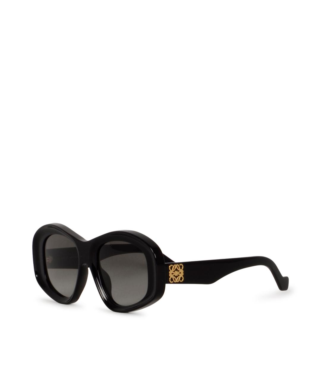 LOEWE Черные пластиковые солнцезащитные очки, фото 2