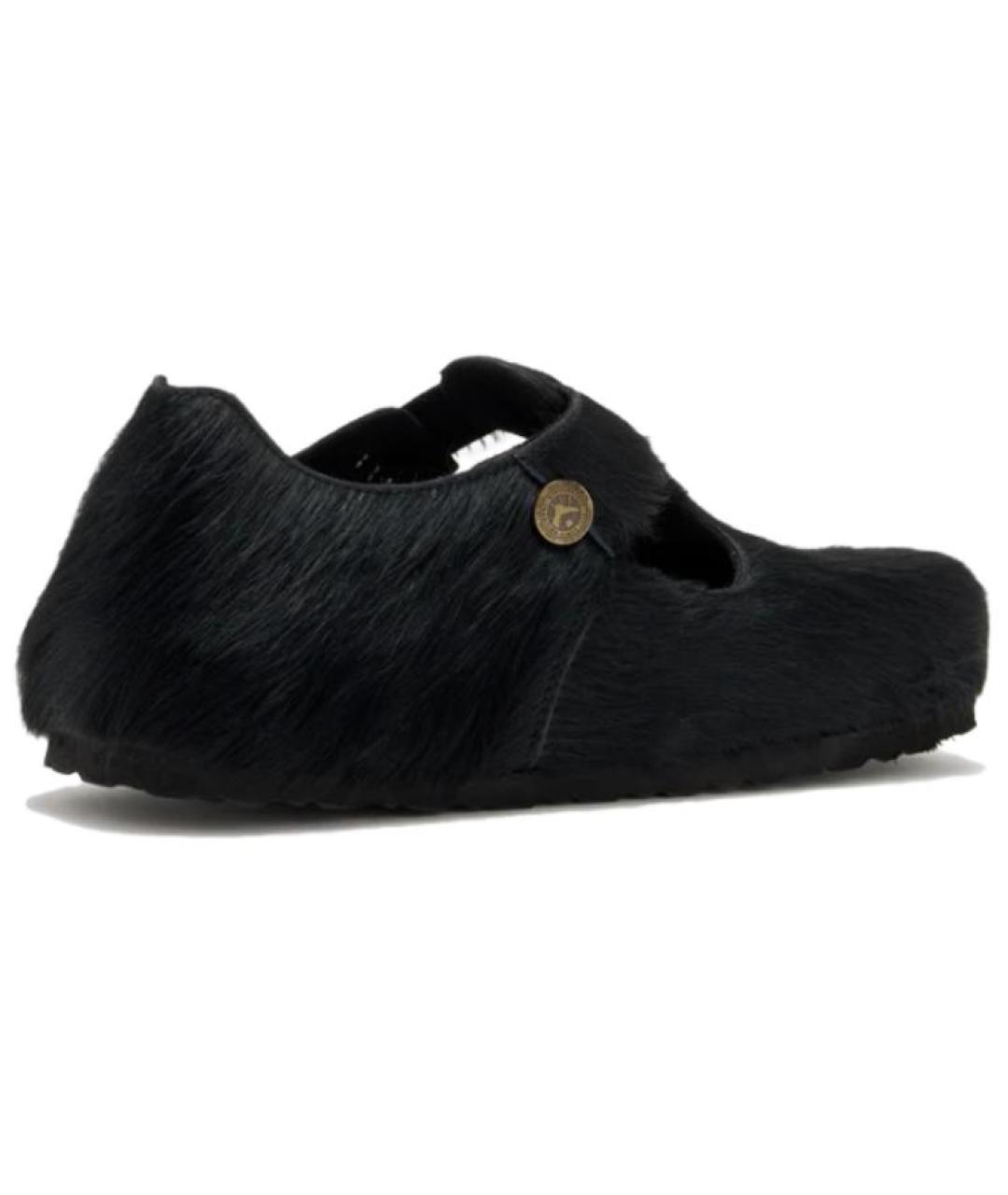 BIRKENSTOCK Черные кожаные сандалии, фото 3