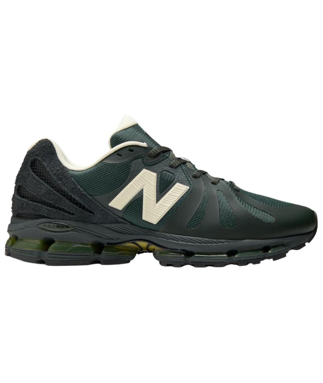 NEW BALANCE Зеленые синтетические кроссовки, фото 1