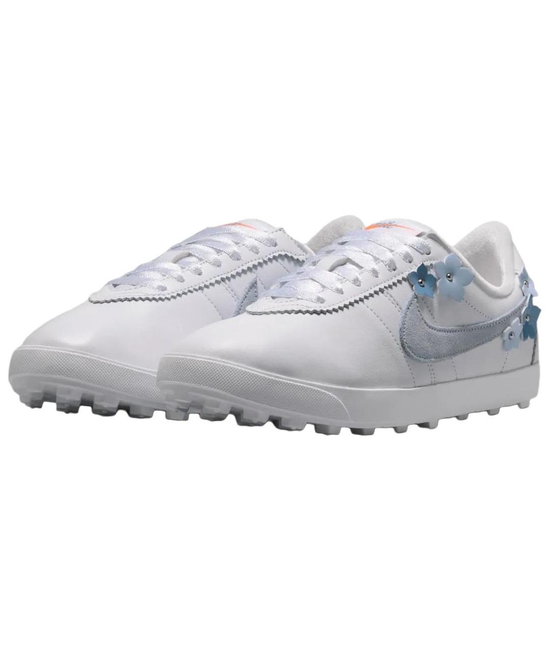 NIKE Белые кожаные кроссовки, фото 3