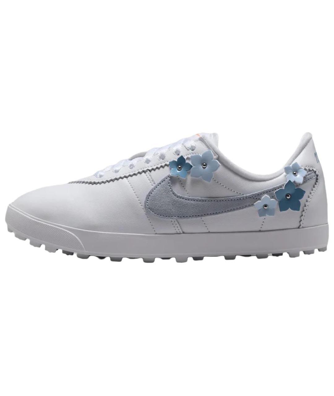 NIKE Белые кожаные кроссовки, фото 8