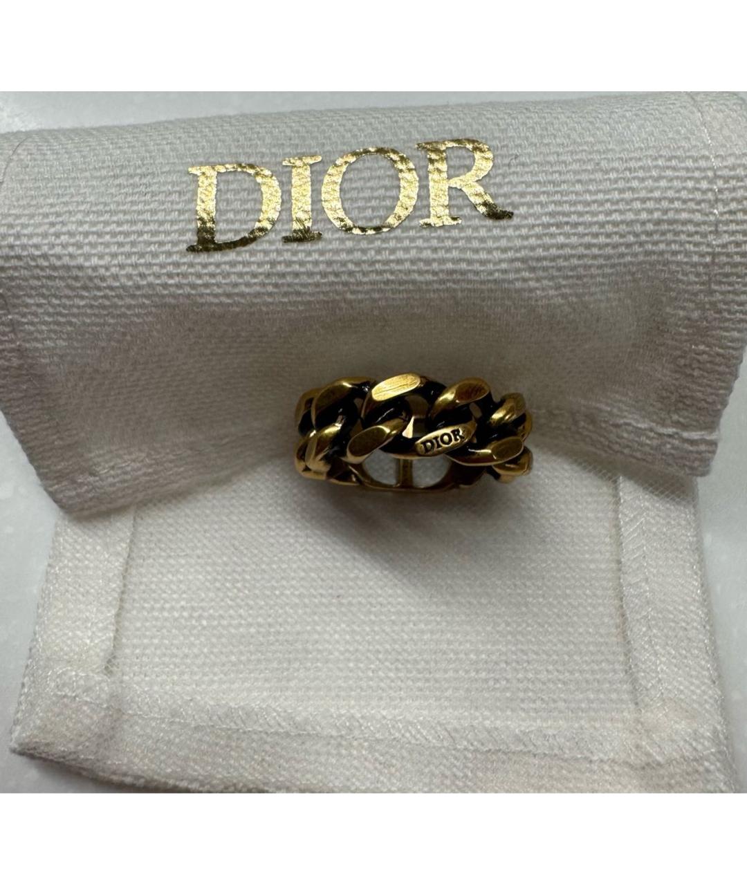 CHRISTIAN DIOR Золотое латунное кольцо, фото 2
