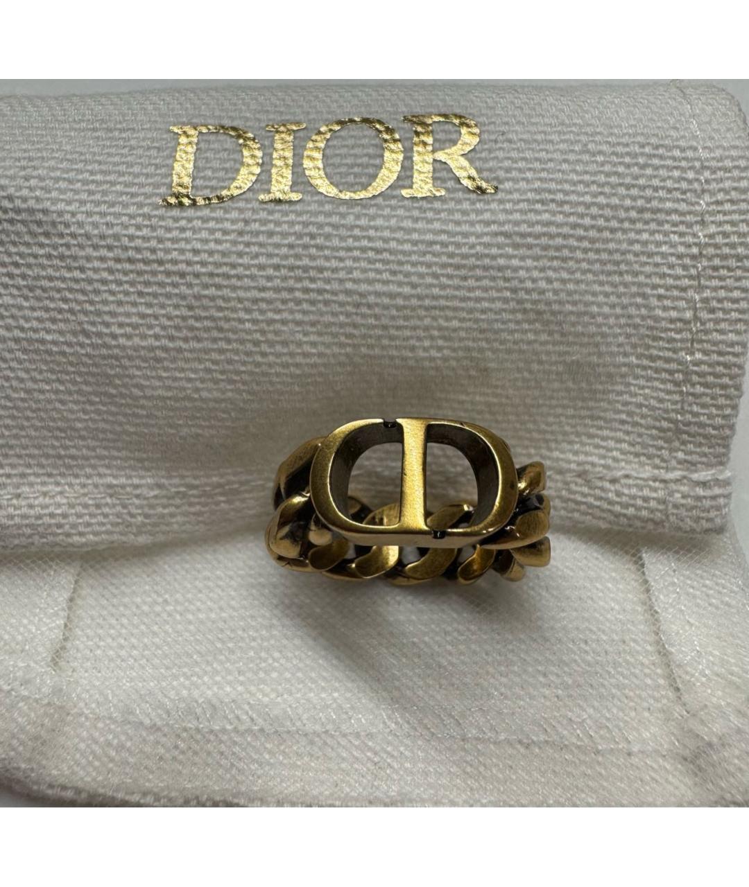 CHRISTIAN DIOR Золотое латунное кольцо, фото 6