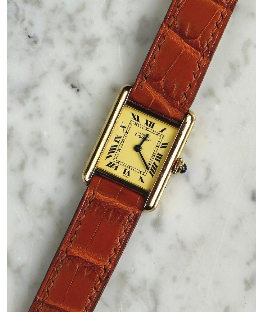 CARTIER Золотые часы из желтого золота, фото 6
