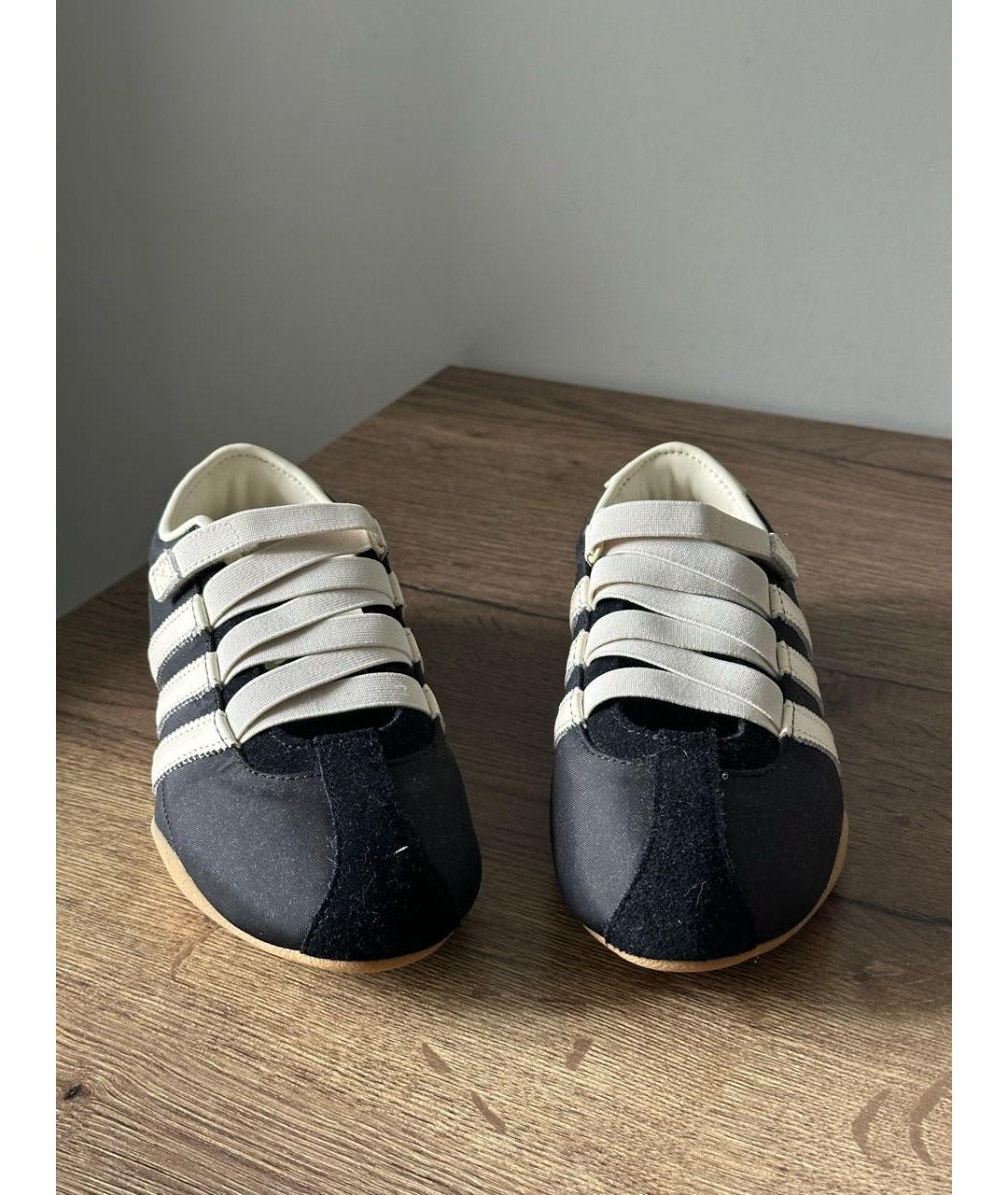 ADIDAS Черные текстильные кроссовки, фото 3