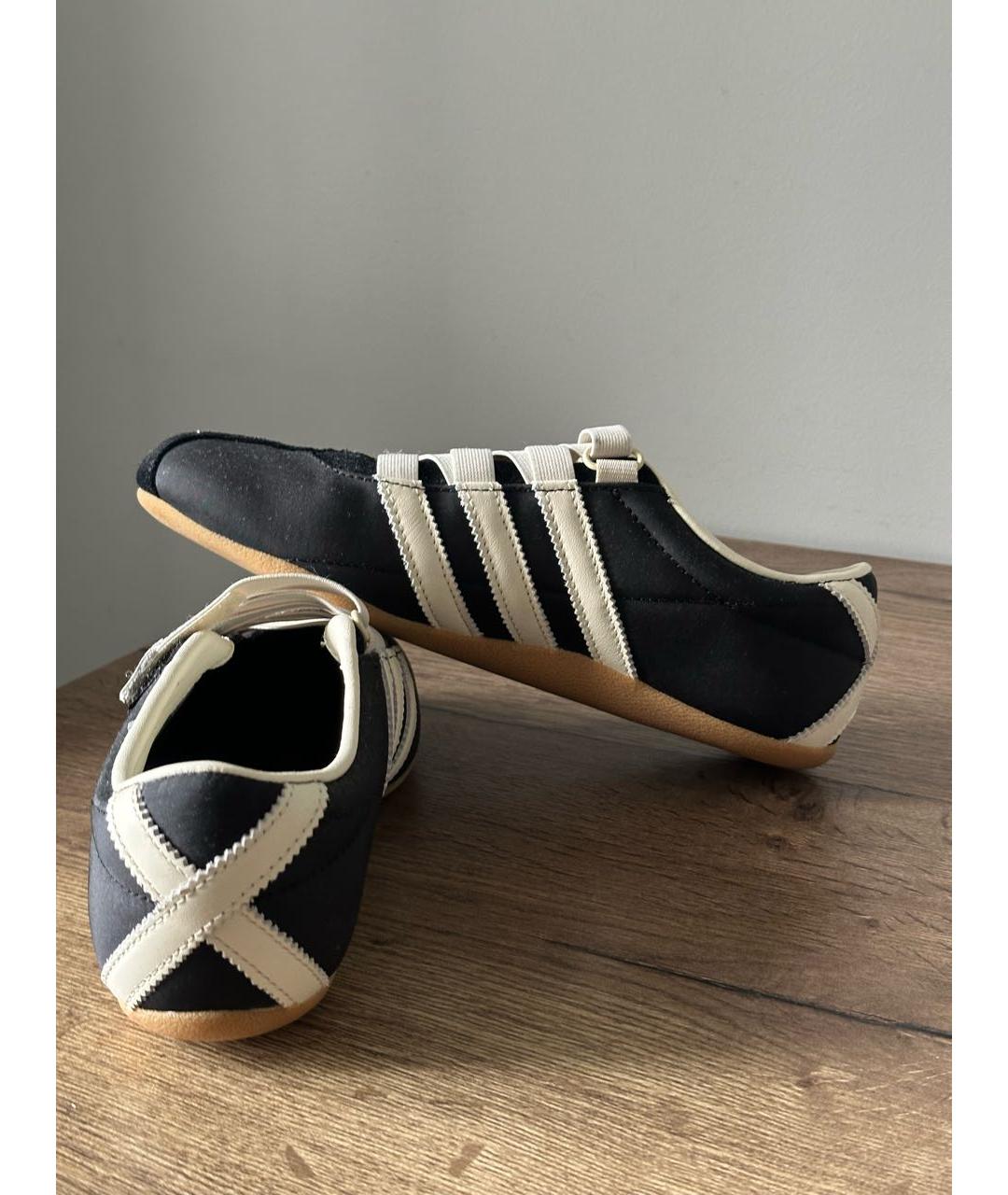ADIDAS Черные текстильные кроссовки, фото 4