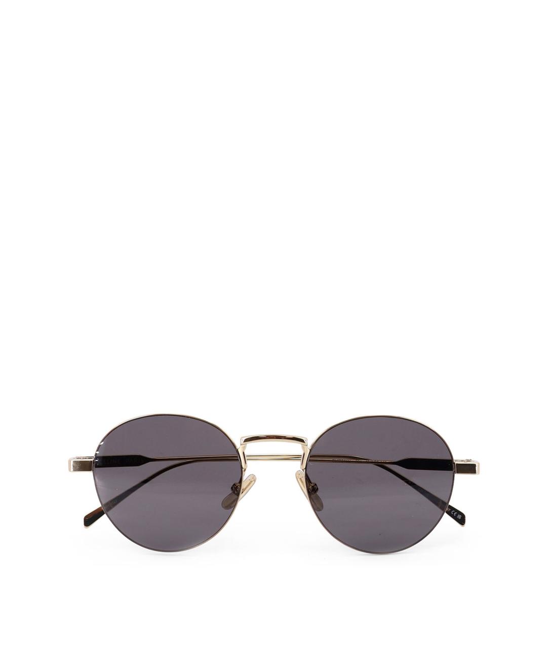 CELINE Золотые металлические солнцезащитные очки, фото 1