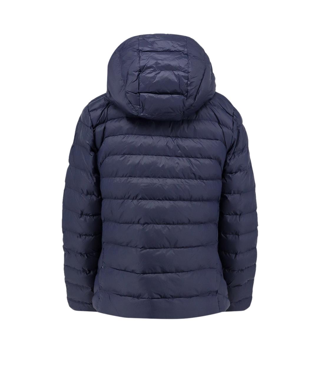 POLO RALPH LAUREN Синяя полиамидовая куртка, фото 2