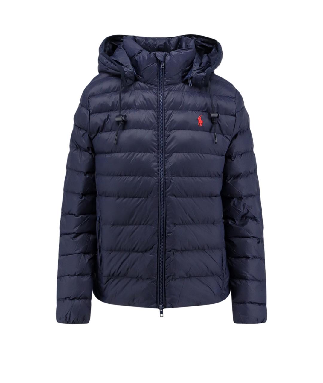 POLO RALPH LAUREN Синяя полиамидовая куртка, фото 1