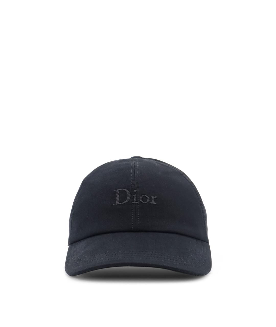 CHRISTIAN DIOR Черная хлопковая кепка/бейсболка, фото 1