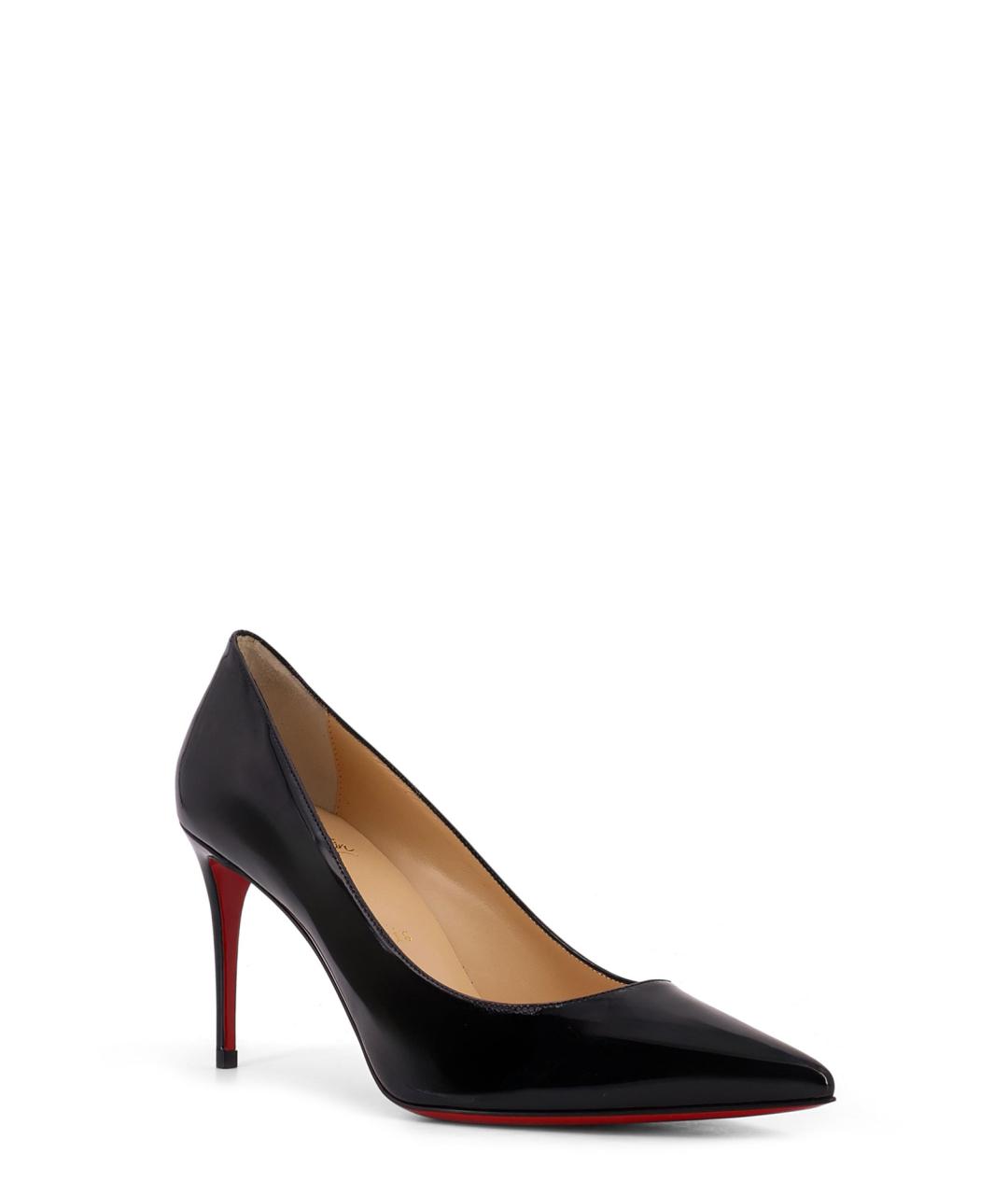 CHRISTIAN LOUBOUTIN Черные туфли из лакированной кожи, фото 2