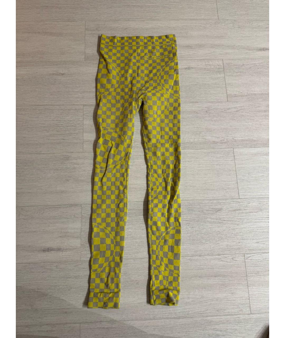 OFF-WHITE Желтый полиамидовый спортивные костюмы, фото 4
