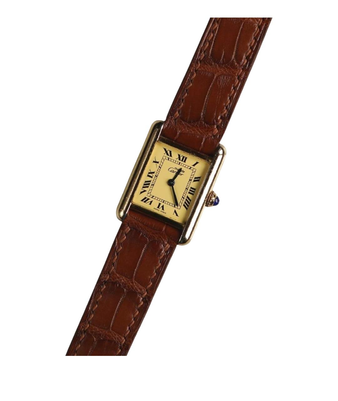 CARTIER Золотые позолоченные часы, фото 1