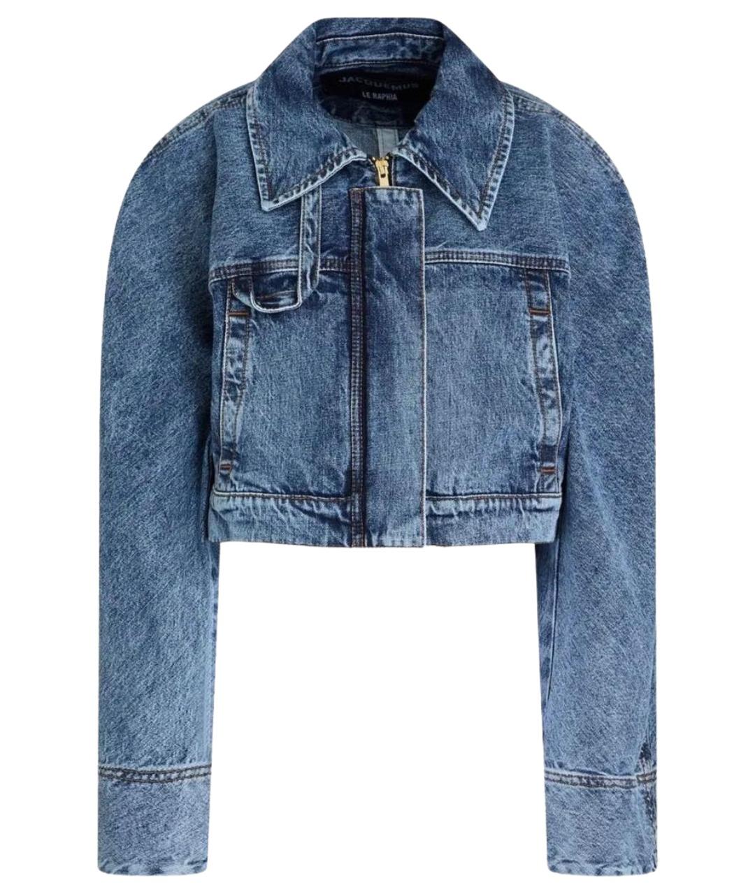JACQUEMUS Синяя деним куртка, фото 1