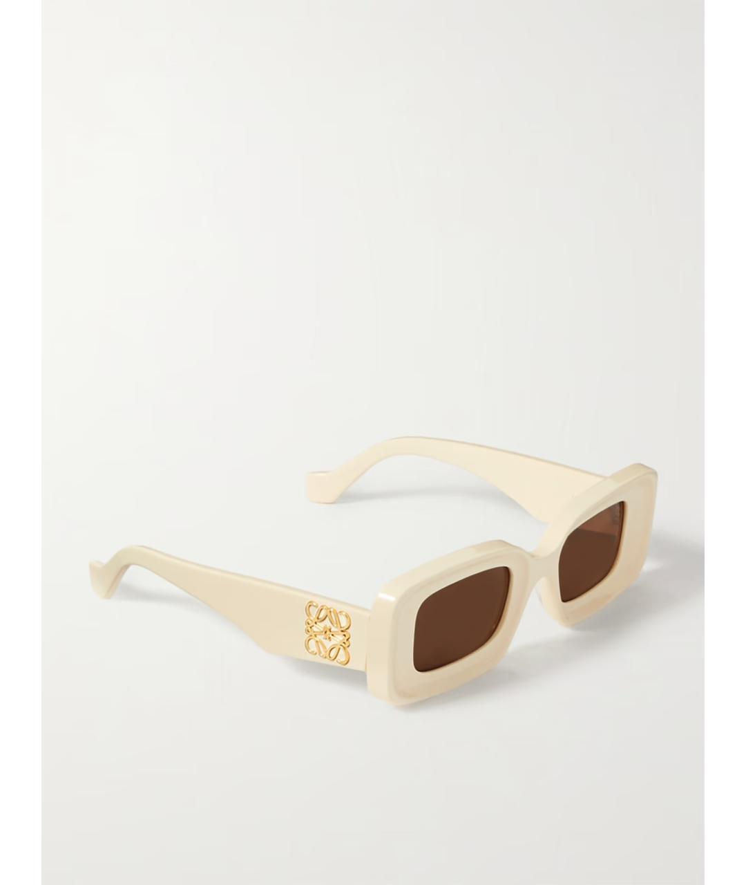 LOEWE Бежевые солнцезащитные очки, фото 2