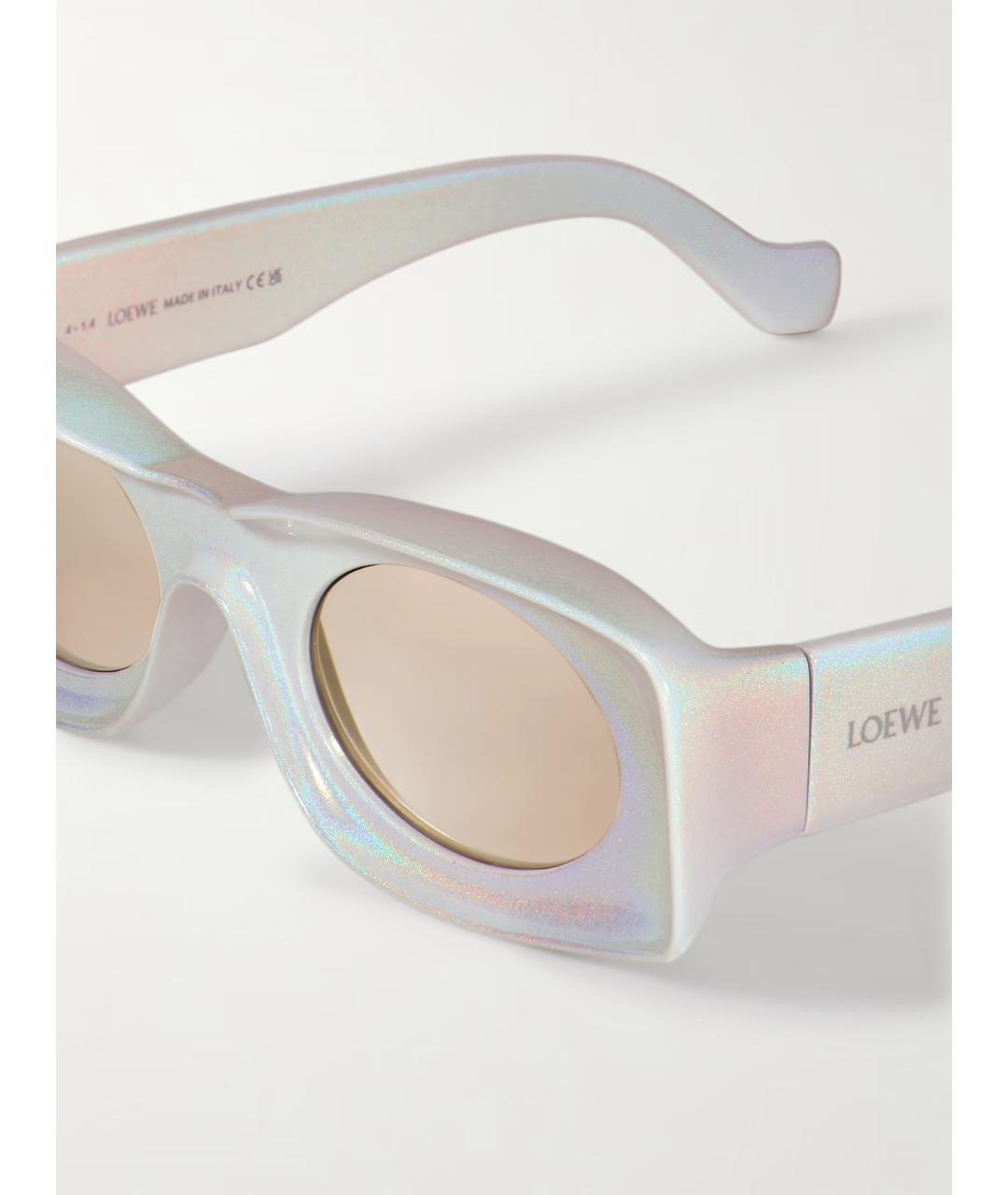 LOEWE Белые солнцезащитные очки, фото 4
