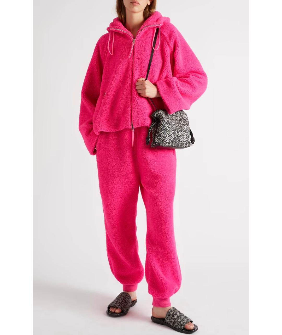 LOEWE Розовые спортивные брюки и шорты, фото 2