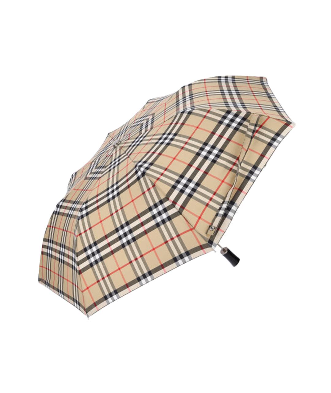 BURBERRY Бежевый зонт, фото 2