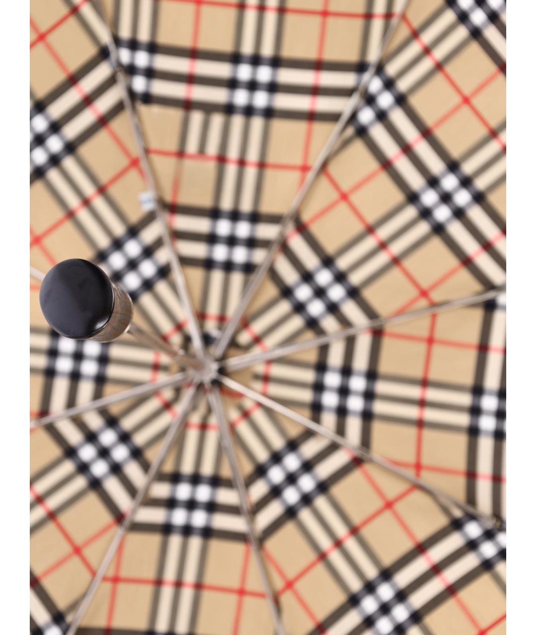 BURBERRY Бежевый зонт, фото 5