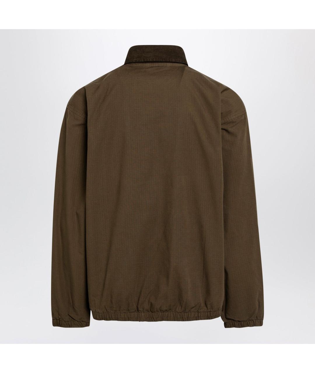 CARHARTT WIP Коричневая хлопковая куртка, фото 2