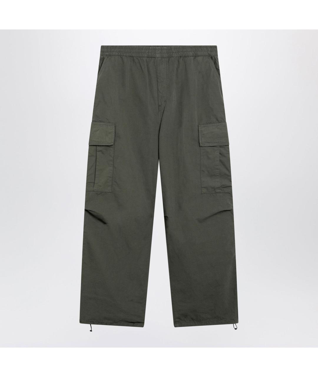 CARHARTT WIP Зеленые хлопковые повседневные брюки, фото 3