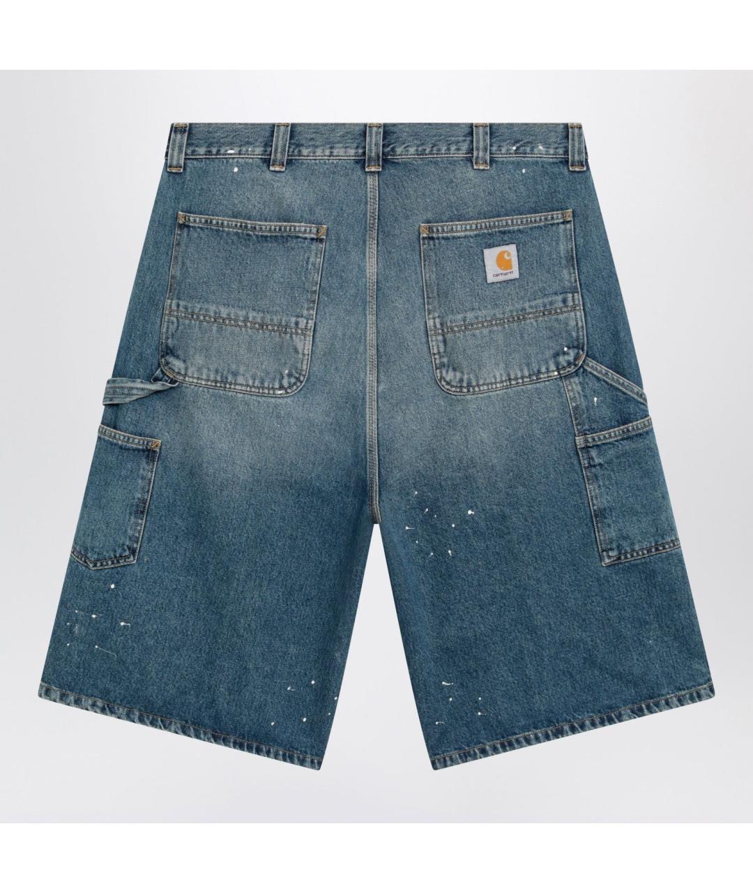 CARHARTT WIP Синие деним шорты, фото 2