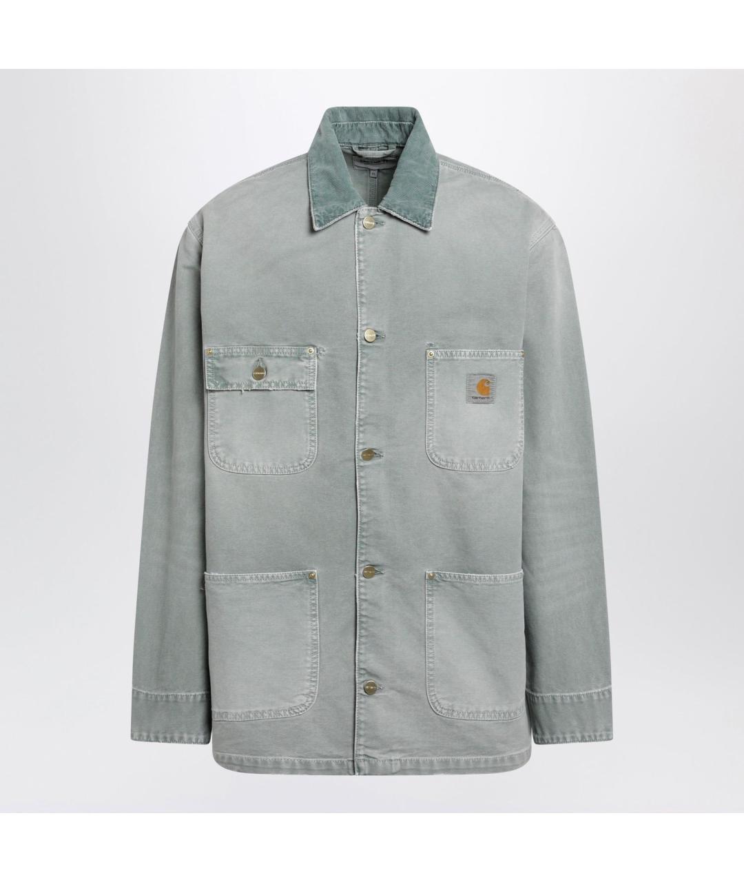 CARHARTT WIP Зеленая хлопковая куртка, фото 3