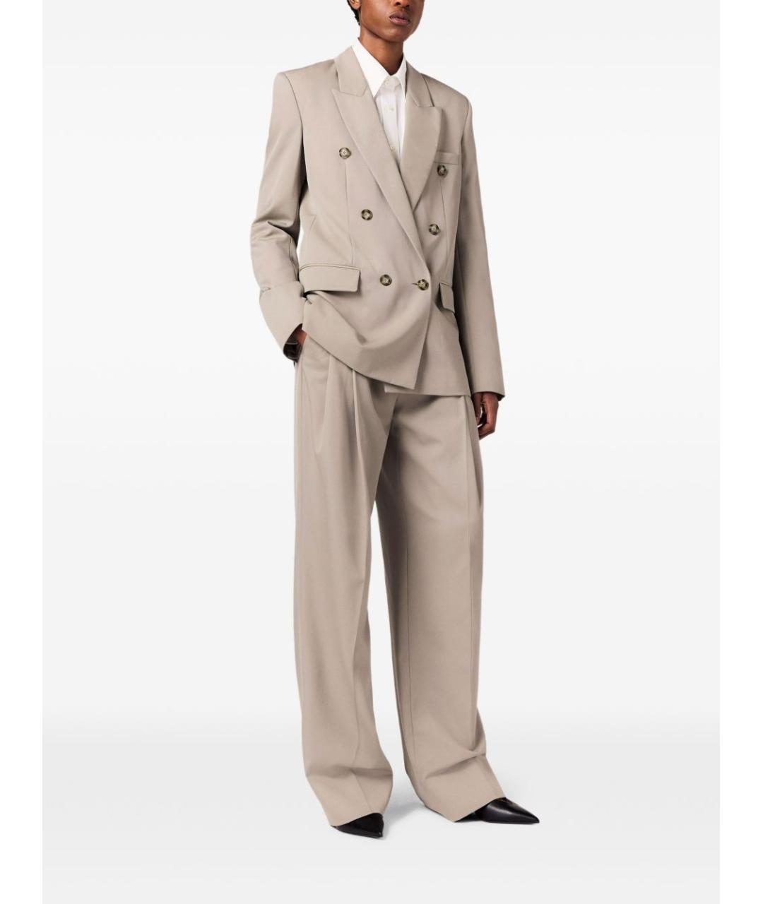 STELLA MCCARTNEY Шерстяные прямые брюки, фото 4