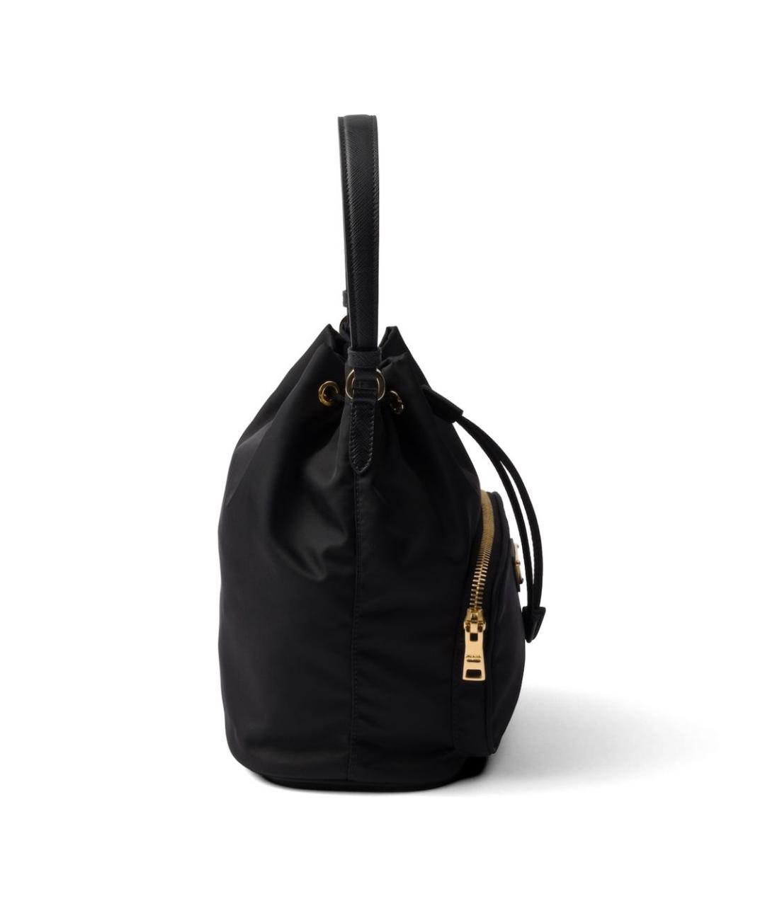 PRADA Черная тканевая сумка через плечо, фото 4