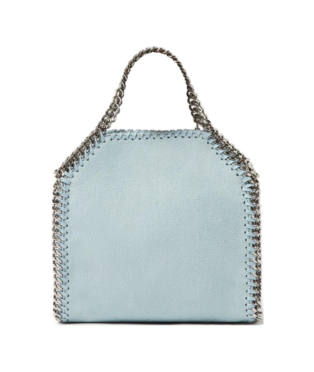 STELLA MCCARTNEY Голубая синтетическая сумка тоут, фото 1