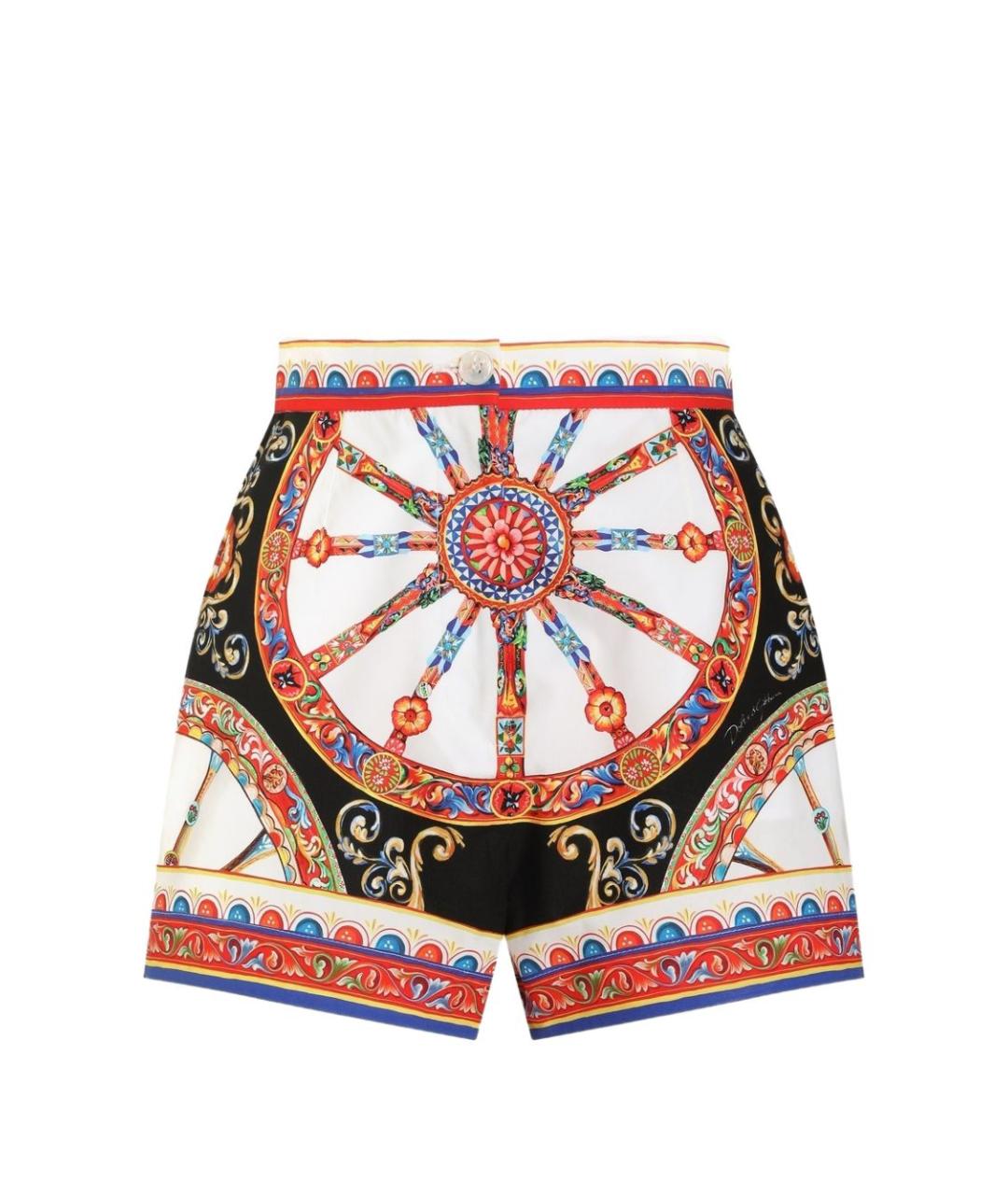 DOLCE&GABBANA Черные хлопковые шорты, фото 1
