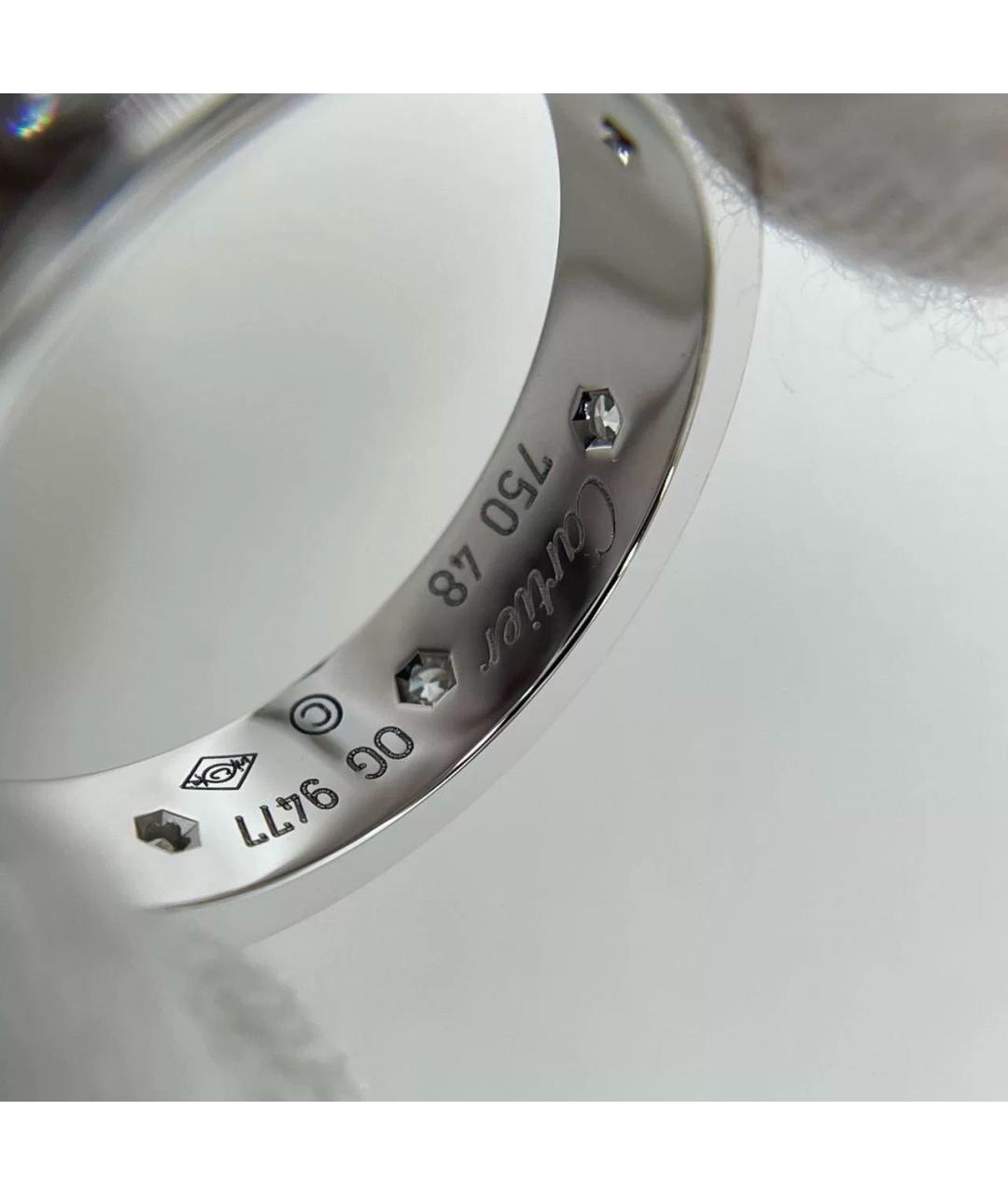 CARTIER Серебряное кольцо из белого золота, фото 4