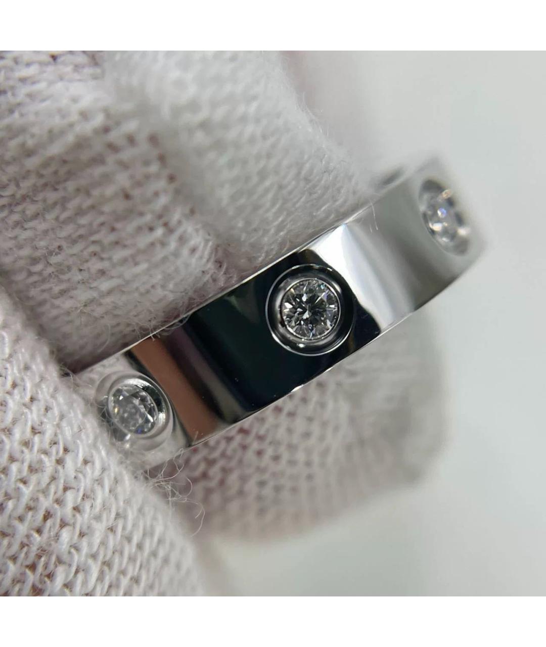 CARTIER Серебряное кольцо из белого золота, фото 6