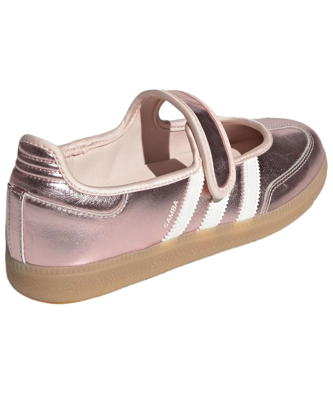 ADIDAS Розовые кожаные балетки, фото 4