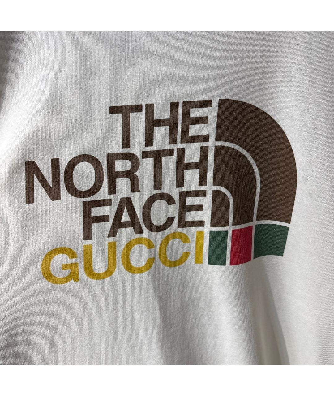 GUCCI Бежевая хлопковая футболка, фото 2