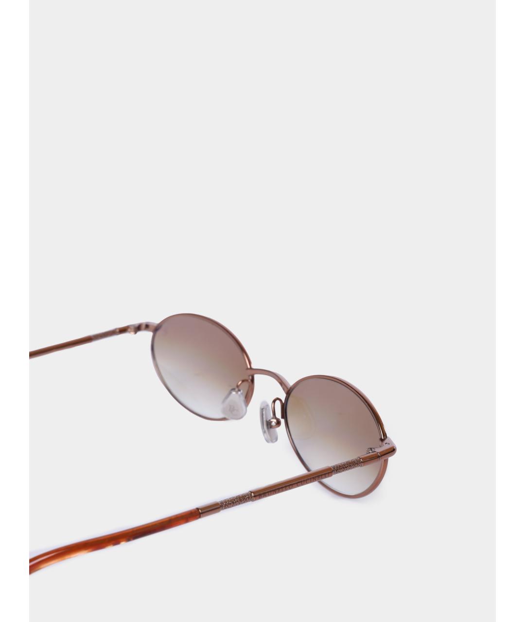BRUNELLO CUCINELLI Коричневые солнцезащитные очки, фото 3