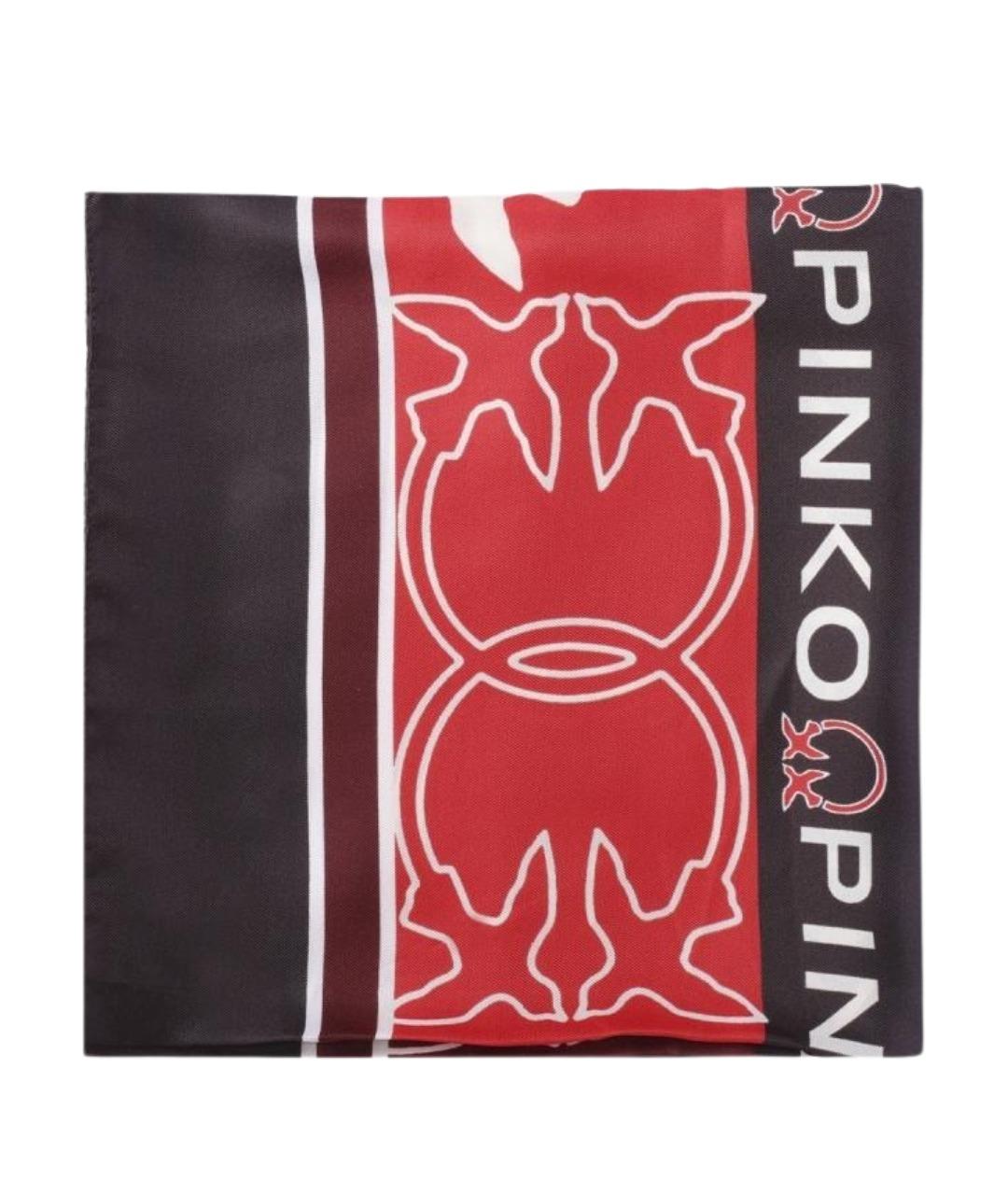 PINKO Красный шарф, фото 1
