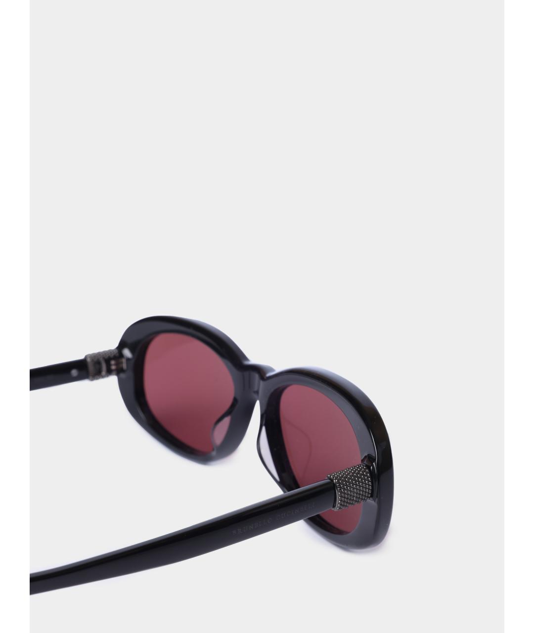 BRUNELLO CUCINELLI Черные солнцезащитные очки, фото 3