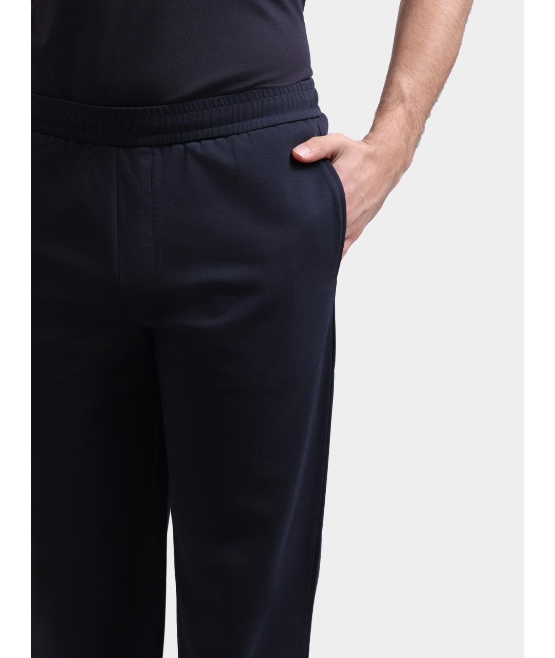 ARMANI EXCHANGE Темно-синие повседневные брюки, фото 4